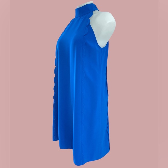 Ted Baker London Torrii Halter Neck Scallop Tunic Dress - Picture 5 of 14